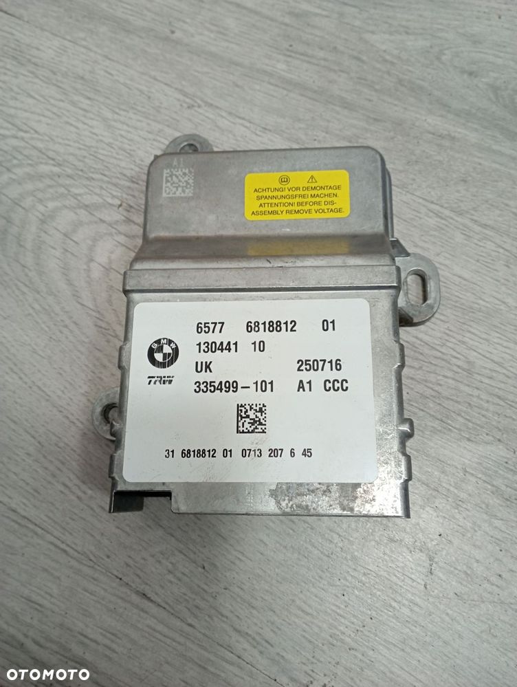 BMW F45 SENSOR AIRBAG MODUŁ 6818812 - 1