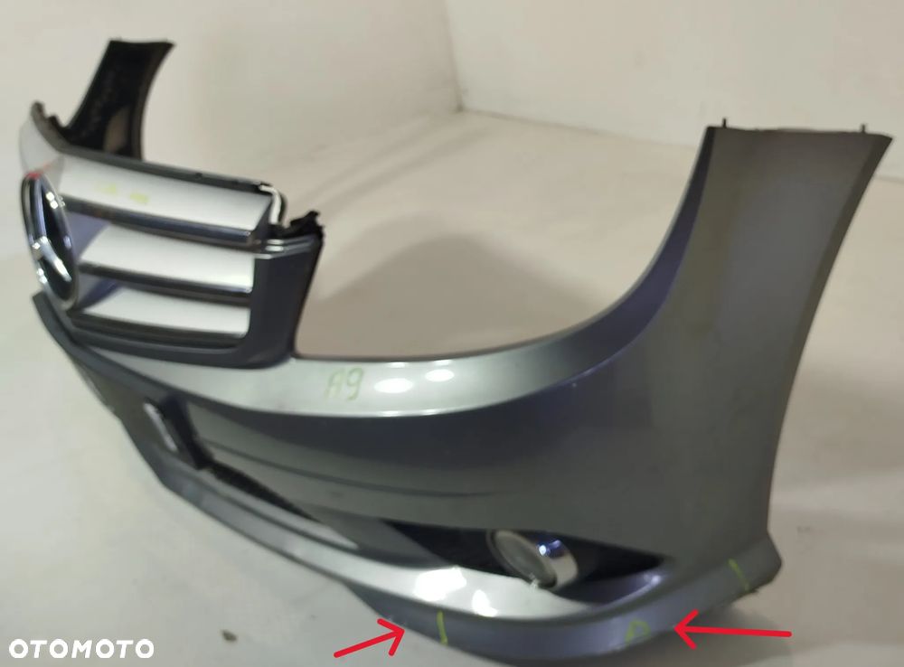 zderzak przedni przód grill MERCEDES C-KLASA W204 07-14 - 2