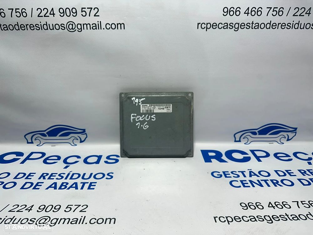 .Centralina Motor Siemens Ford 1.6 1.6 Ti VCT 7M5112A650KB S118944005B 2003 - 2010 - 5