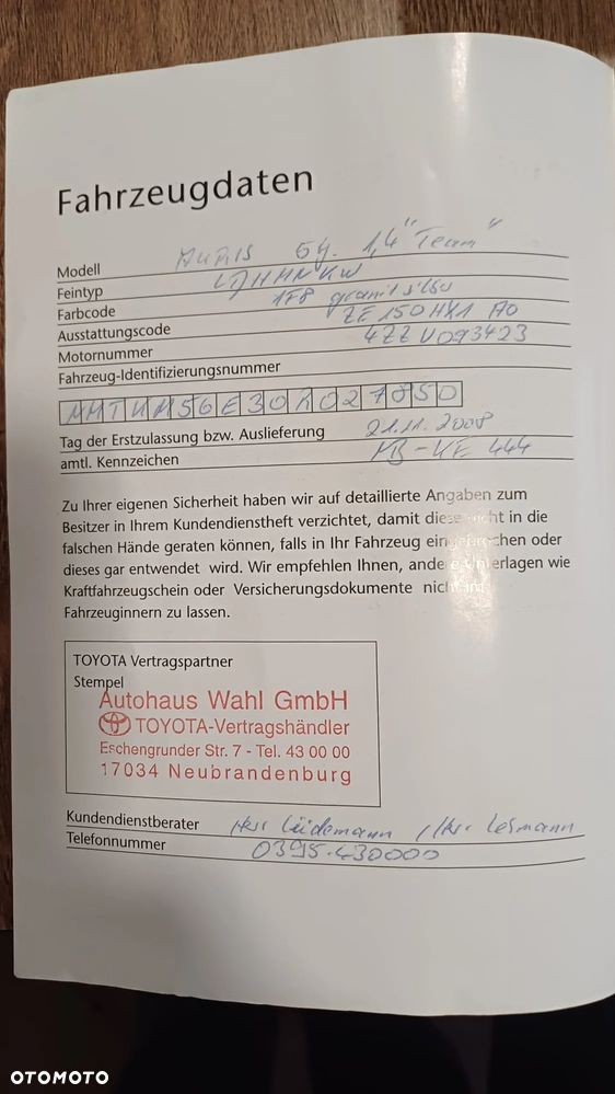 Toyota Auris 1.4 VVT-i Team - 12