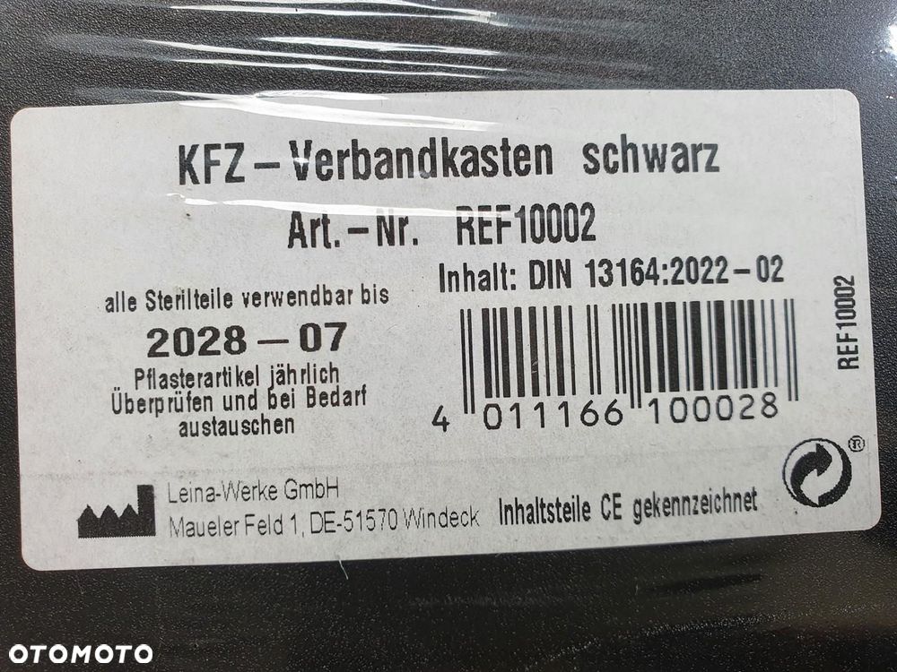 APTECZKA PIERWSZEJ POMOCY DO AUTA SAMOCHODU UNIWERSALNA - 2