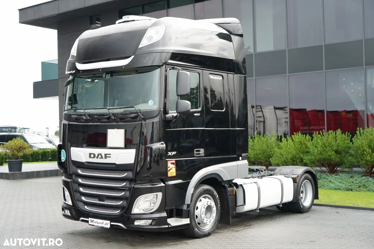 DAF XF 480 / MEGA / PLATĂ JOSĂ / AER CONDIȚIONAT PARCARE / 2021 / DUPĂ CONTRACT DE SERVICE GOLD - 4