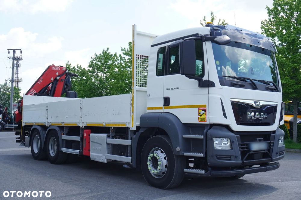 MAN TGS 26.420 6x4 / Fassi F215A.2.24 / Pilot / Rotator / 160 tys. km! / platforma 6.7 m - 7