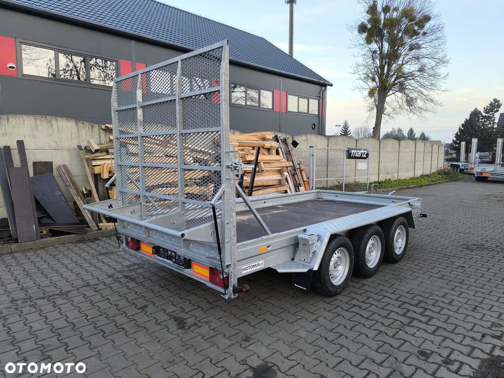Niewiadów Przyczepa do przewozu sprzętu budowlanego Niewiadów K4035 400x190cm 3500kg TRAP 3 osie pod koparke minikoparka walec MOTOMUS Borowa - 6