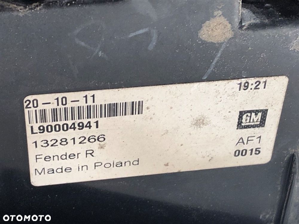 LAMPA PRAWY TYŁ - 294.00 PLN - OPEL ASTRA J GTC 2011 - 2022 1.6 (08) 132 kW [180 KM] benzyna 2011 - - 6