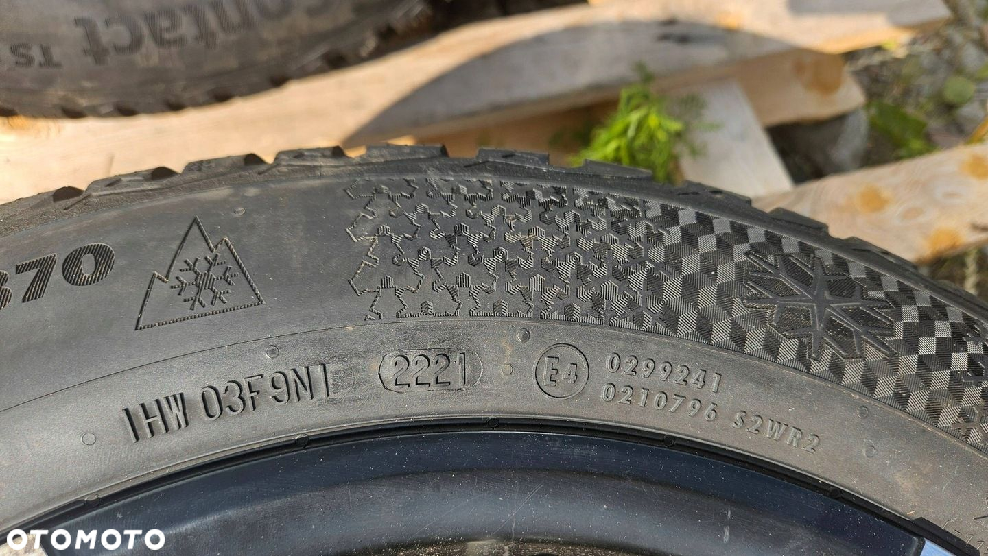 FELGI MAK 7x16 ET40 5x120 OPONY CONTINENTAL ZIMA 205/55 R16 8MM 2021 rok - 9