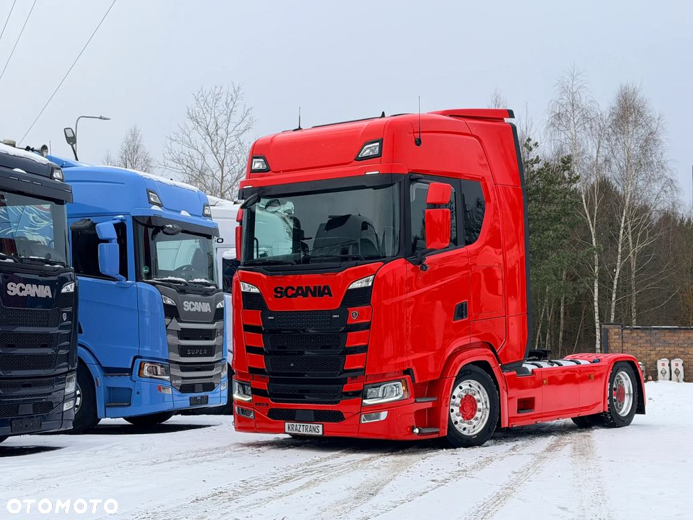 Scania 450S LOW DECK MEGA full opcja skóry full LED 2020/21 - 2