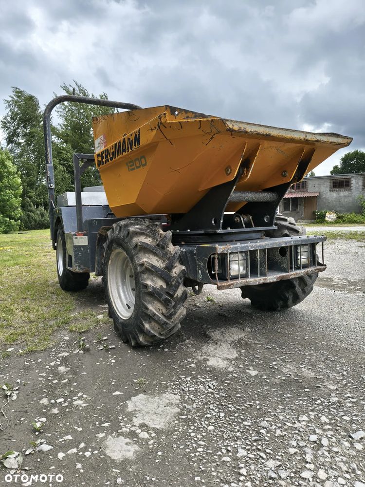 Bergmann 1200 R WOZIDŁO BUDOWLANE SUPER STAN 3 STRONNY WYWROT 3,5 TONY SILNIK KUBOTA THWAITES MACH AUSA D400 BARFORD TEREX TA WACKER NEUSON DW - 7