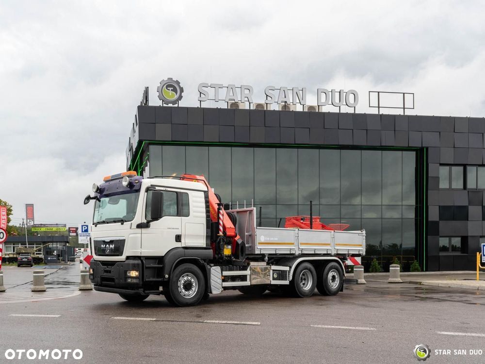MAN TGS 26.400 6x4H Palfinger PK 34002 SH HDS Żuraw Wywrotka Kosz Obrotnica - 10