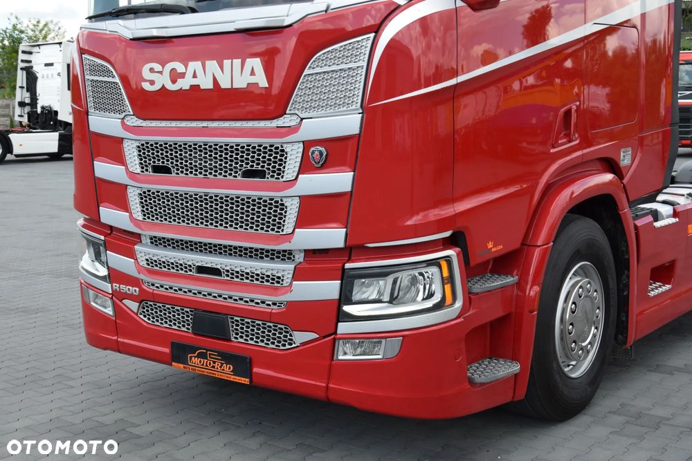 Scania R500 / FULL AIRMATIC / HYDRAULIKA / RETARDER / KLIMATYZACJA POSTOJOWA / ACC / KLIMA / FULL LEDY / 2021 / SERWISOWANA / SPROWADZONA - 10