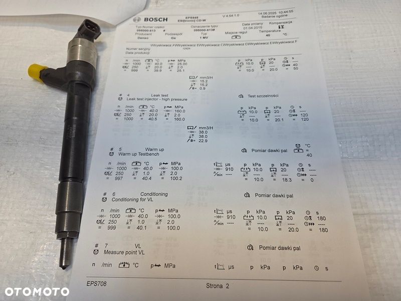 WTRYSK WTRYSKI WTRYSKIWACZE OPEL ASTRA K J MERIVA B 1.6 CDTI 55578075 - 10