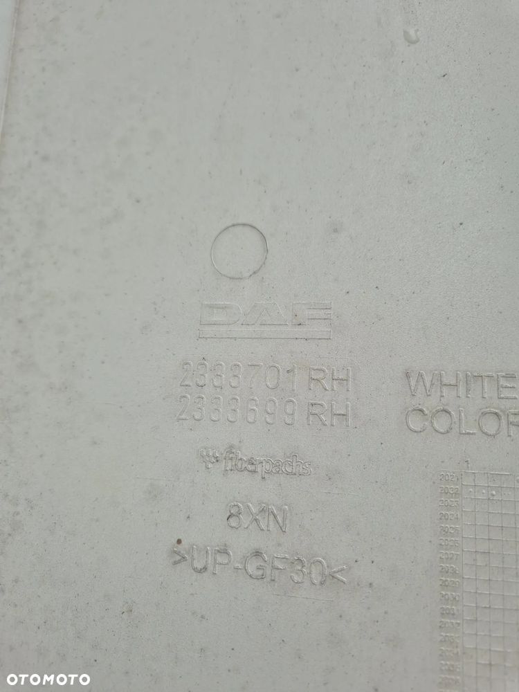 SPOILER SPOJLER OWIEWKA ZAKABINOWA DESKA PRAWA DAF XG XG+ 2333701 - 3