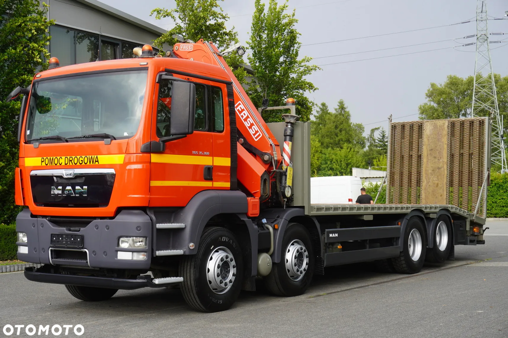 MAN TGS 35.360 E5 8x2 / HDS Fassi F165 / 5,4 t udźwig / 8,25 m wysięg - 8