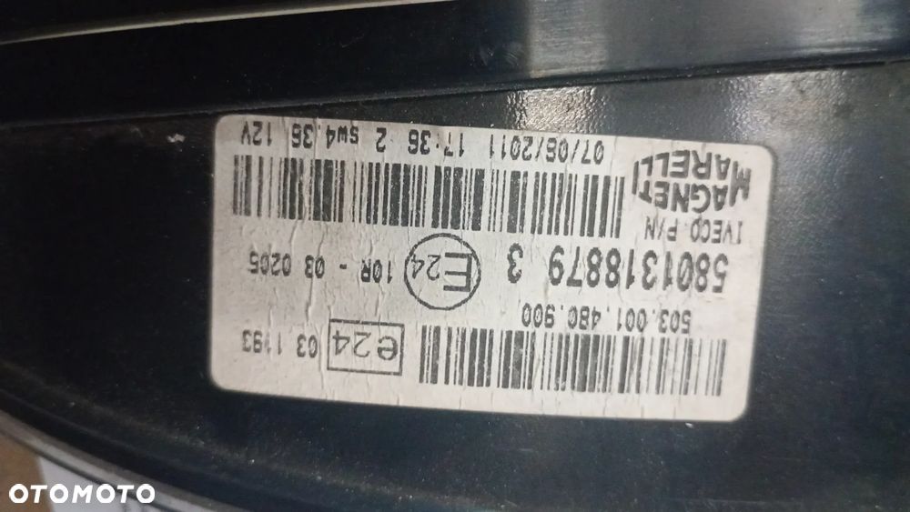 F.VAT 5801318879 IVECO DAILY LIFT od 2011 Licznik Zegary Deska rozdzielcza - 2