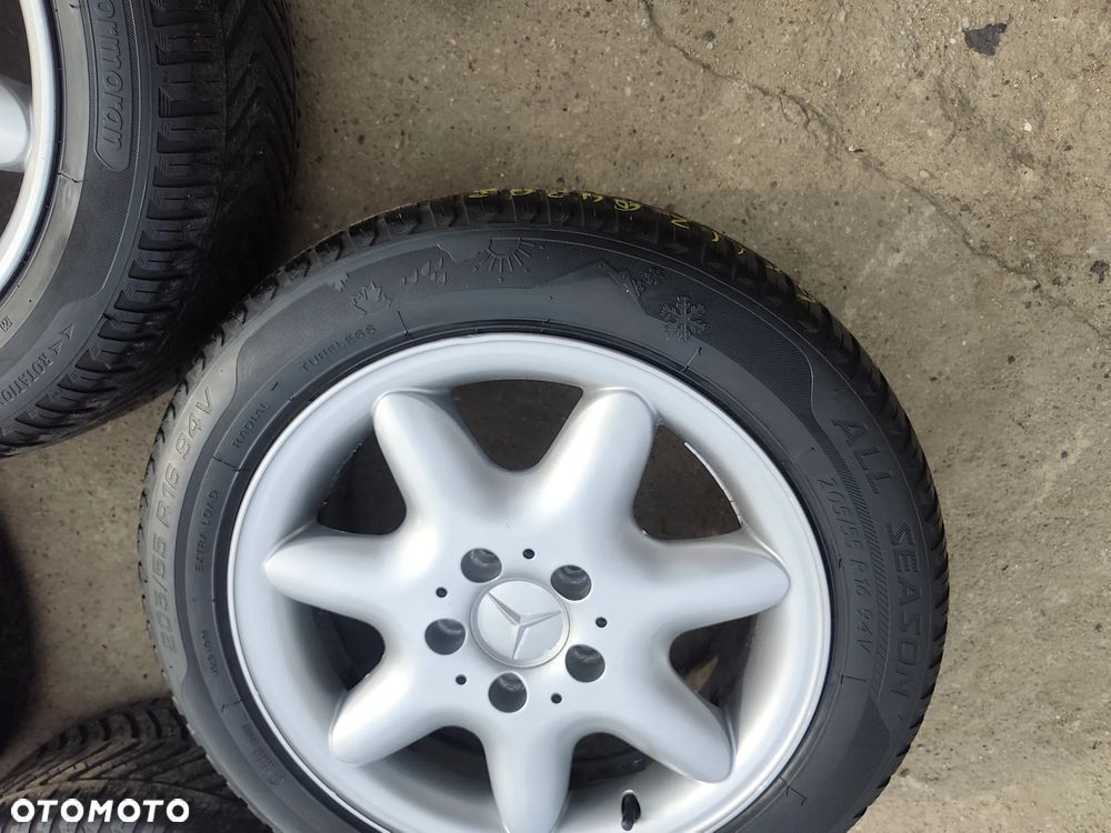 5x112 Felgi Aluminiowe Alufelgi Oryginalne 16 Mercedes Koła Całoroczne Wielosezonowe C KLASA W202 W203 CLK W208 W209 W124 W201 190 W W210 SLK R170 R171 5mm Legnica ALU-RAD 205/55 - 9