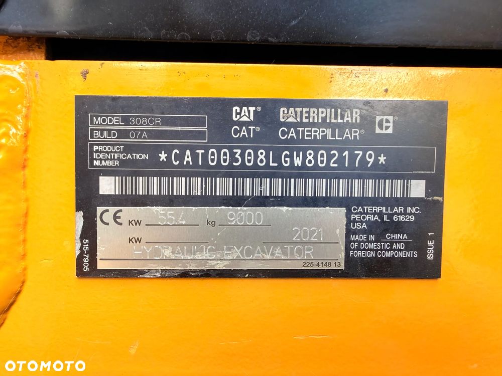 Caterpillar CAT 308CR | 2021 | 3460 MTG | 308 CR E2 307 309 310 308E2 - 29