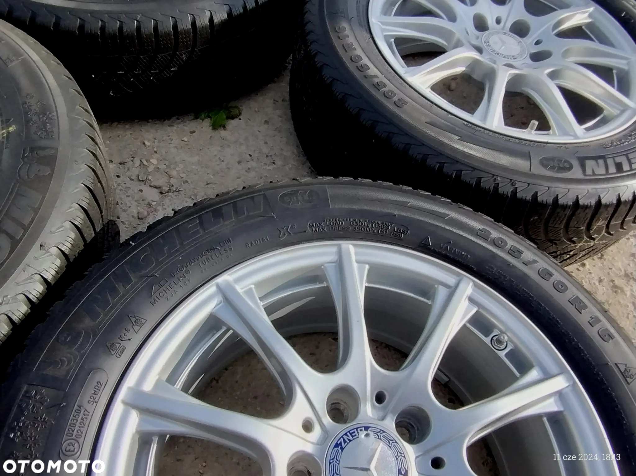 5x112 Alufelgi Felgi Aluminiowe 16 Koła Zimowe Zima Mercedes A Klasa W176  W177 A177 W169 CLA A117 W117 B Klasa W246 W247 W245 VITO V-KLASA C Klasa W204 W205 Legnica Alu-Rad 205/60 6mm - 12