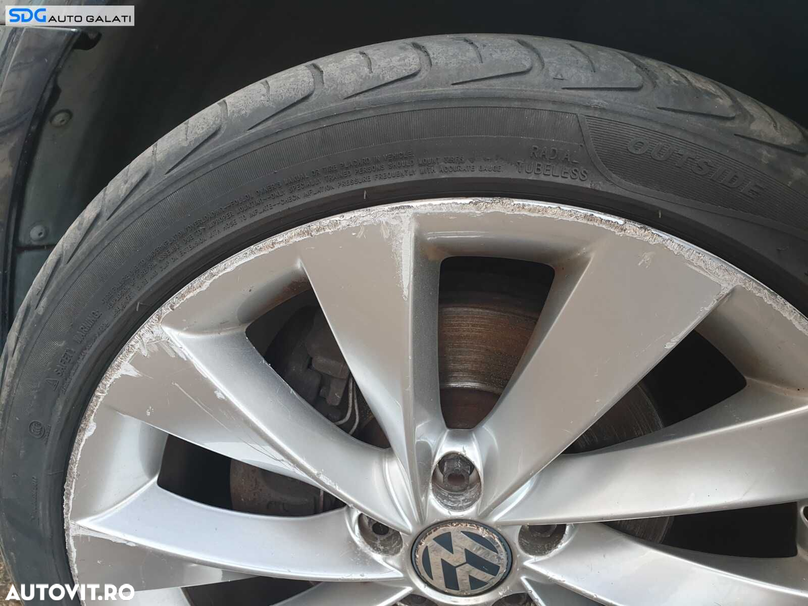 Set 4 Jante Roti Aliaj INTERLAGOS 235 40 18 R18 5x112 Seat Altea 2004 - 2013 Cod 3C8601025D [C3822] - 5