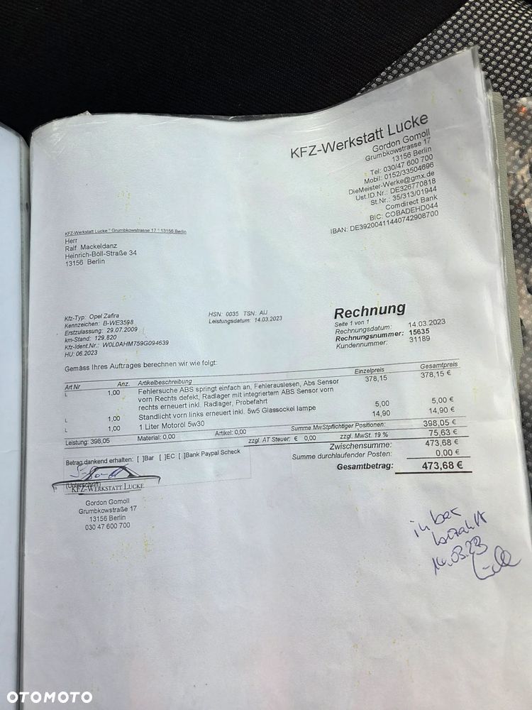 Opel Zafira 1.6 - 31