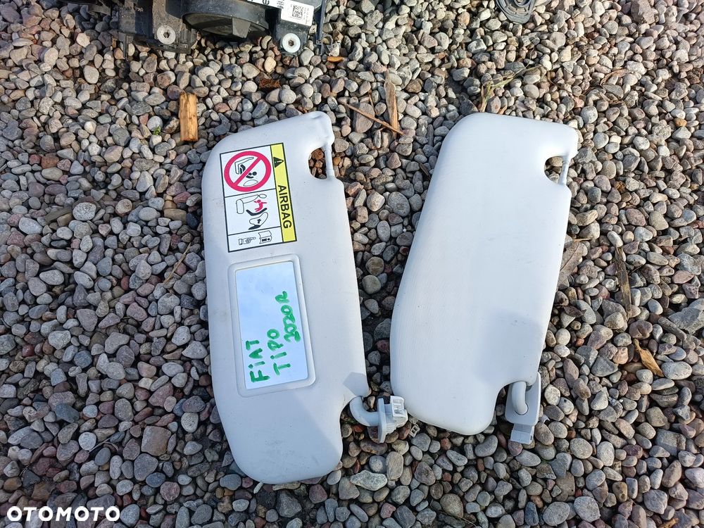 FIAT TIPO II 2019R OSŁONA PRZECIWSŁONECZNIK SŁONECZNIK LEWY PRAWY DASZEK - 1