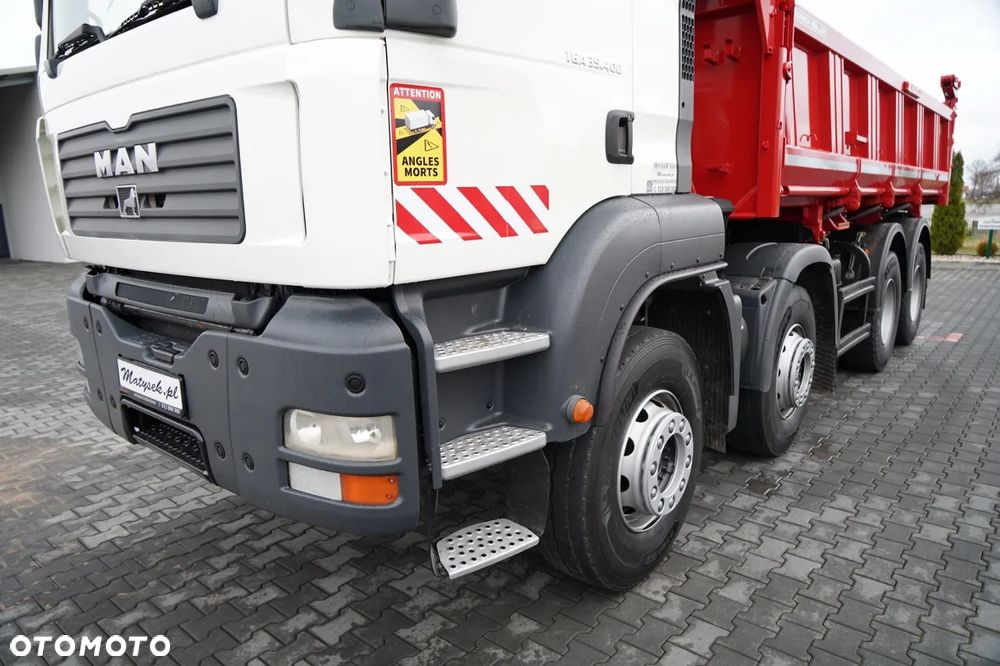 MAN TGA 35.400 / 8X4 / WYWROTKA 2 STR. / HYDROBURTA / HYDROKLAPA / MANUAL / MEILLER KIPPER - 18