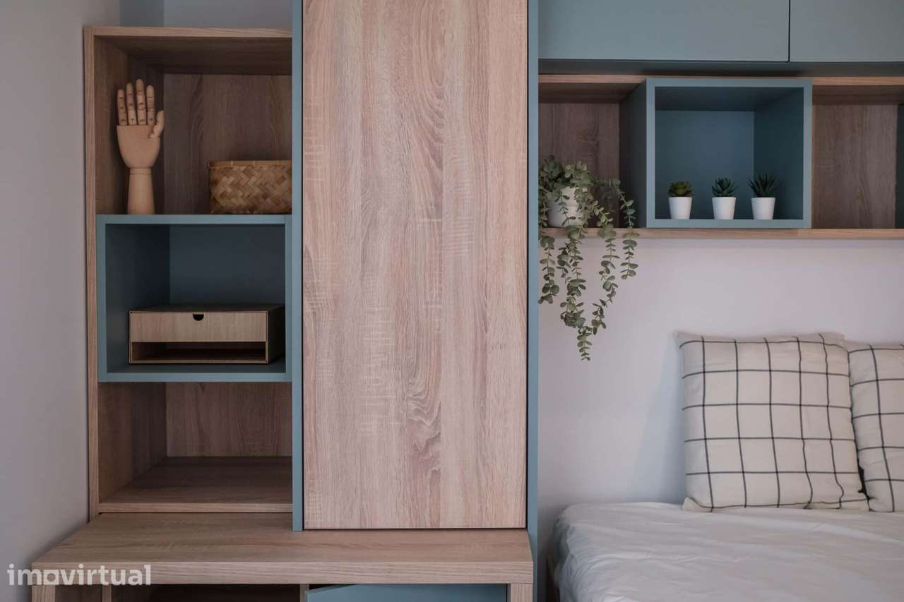 Studio for 2 people (C) - Coliving in Porto - Grande imagem: 2/43