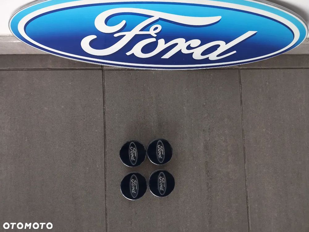 Nakładka środkowa niebieska z logo Ford - kołpak - zaślepka alufelgi 1429118 - 4