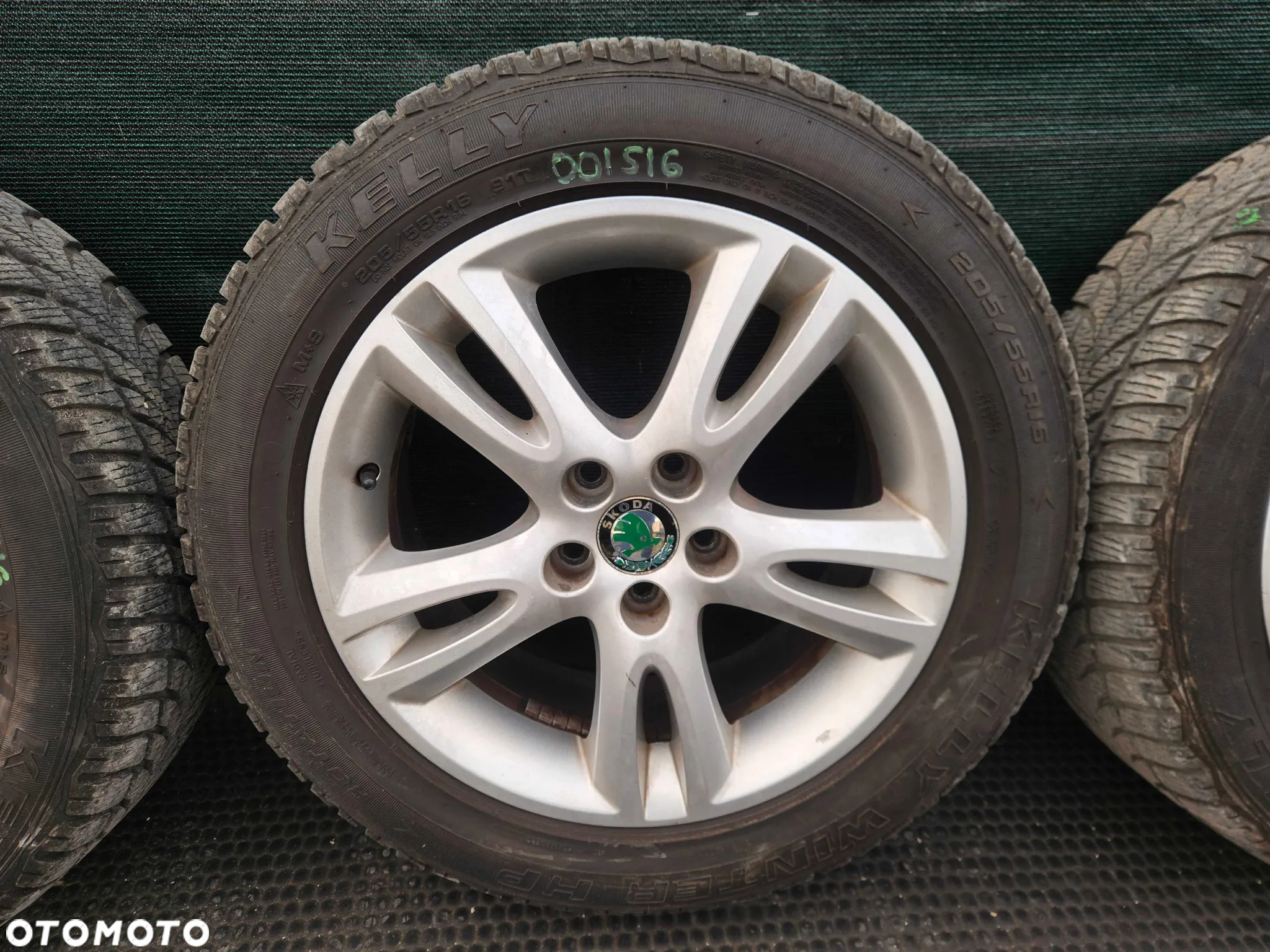 Kola Alu Felga Alufelgi Kolo Felgi Opony Zimowe 205/55 R16 5x100 6.5J ET43 Skoda Seat AUDI VW - 9