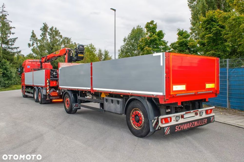 MAN TGX 26.510 + przyczepa  Schwarzmüller T-Serie | HDS Palfinger  PK 20.501L TEC3 | oś podnoszona i skrętna - 3