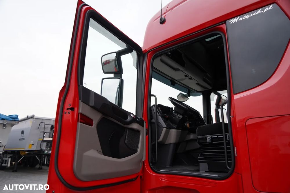 Scania S 460 / CORTINĂ 8.1 M / 60 M3 / SOLO / 6X2 / PUNTE RIDICATĂ / PUNTE DIRECȚIE - 25