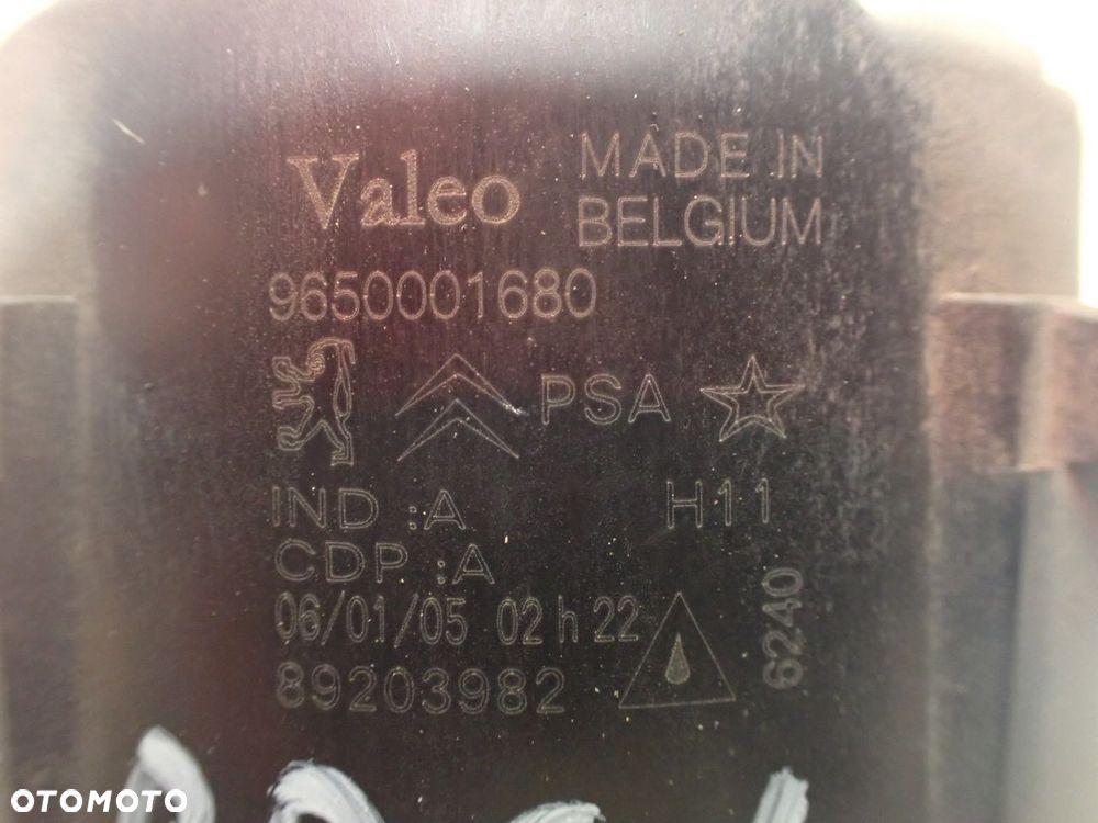 HALOGEN PRAWY CITROEN C4 9650001680 - 6