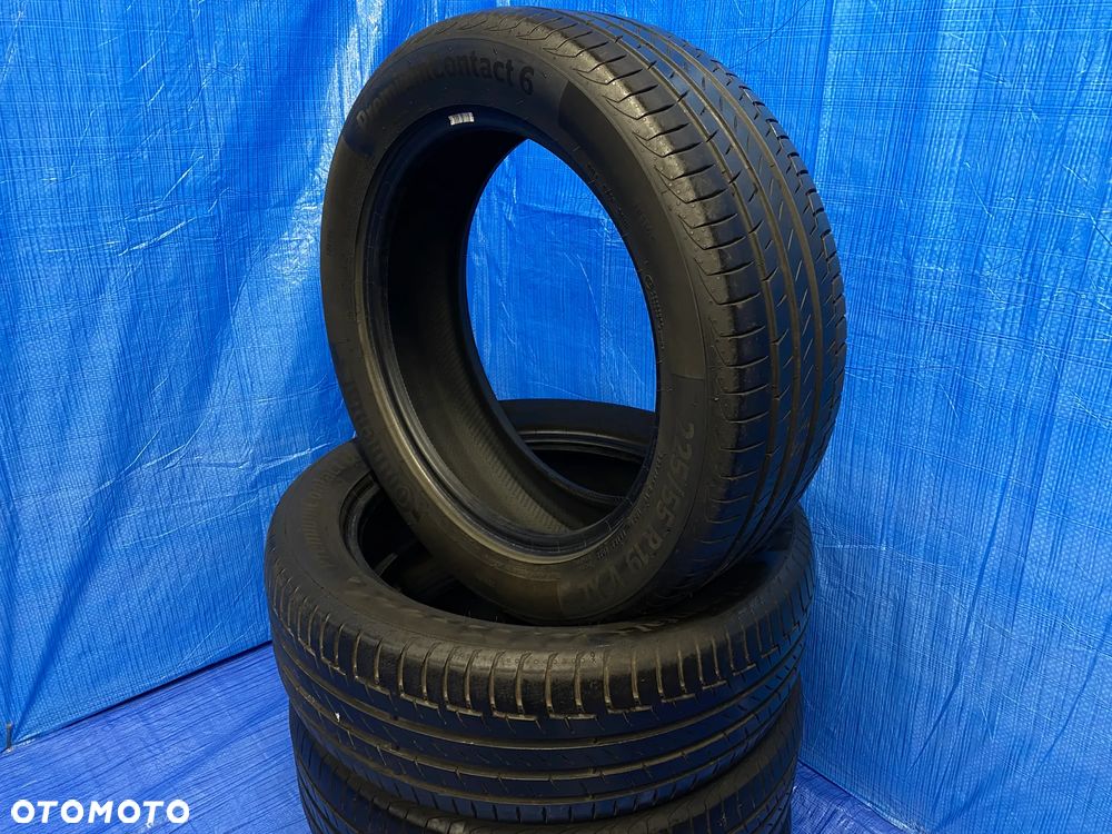 OPONA 19 OPONY LETNIE LATO KOMPLET OPON 4SZT CONTINENTAL PREMIUM CONTACT 6 225/55R19 103V XL BIEŻNIK 5,8mm - 3