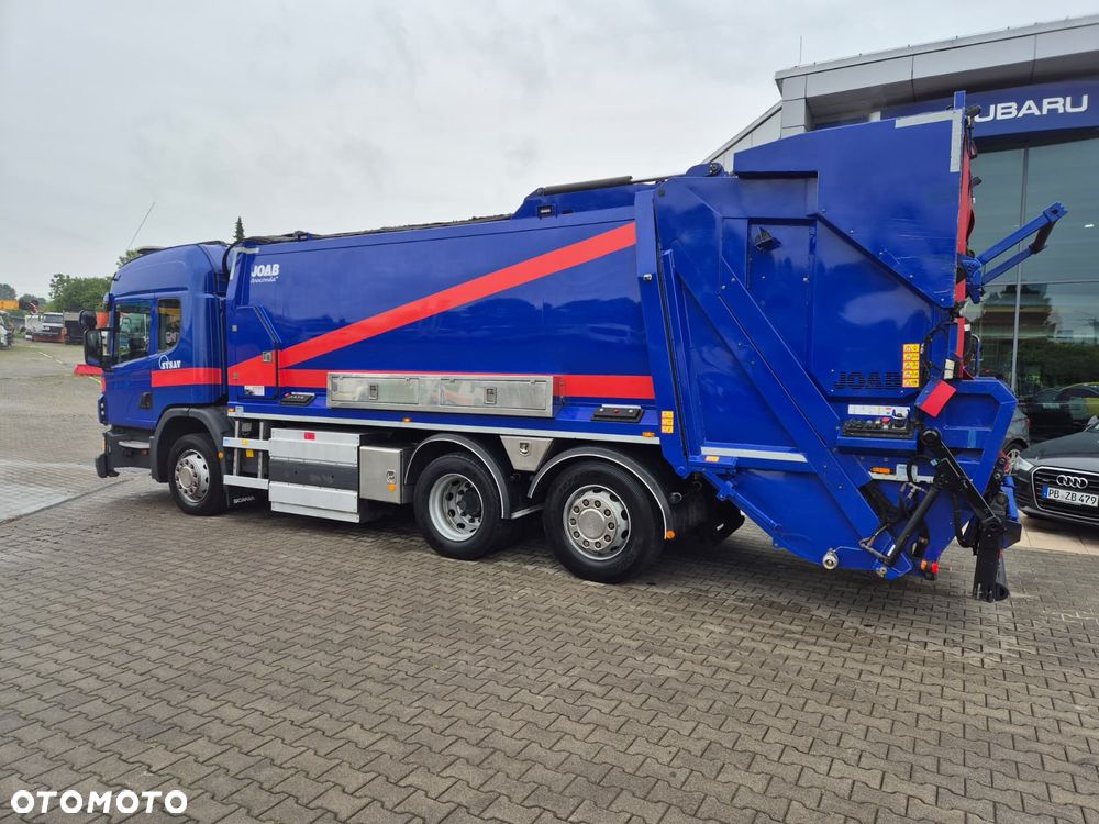 Scania P340 LB 6X2*4 HNB / ŚMIECIARKA / 2 KOMORY / JOAB ANACONDA TWIN / CNG / 1 WŁ / SUPER STAN / BEZWYPADKOWY / SERWISOWANY / TYLNY WSYP / AUTOMAT / EURO 6 - 8