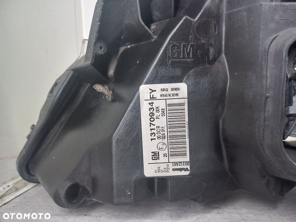 LAMPA PRZÓD PRAWA BIXENON OPEL VECTRA C 13170934 - 5