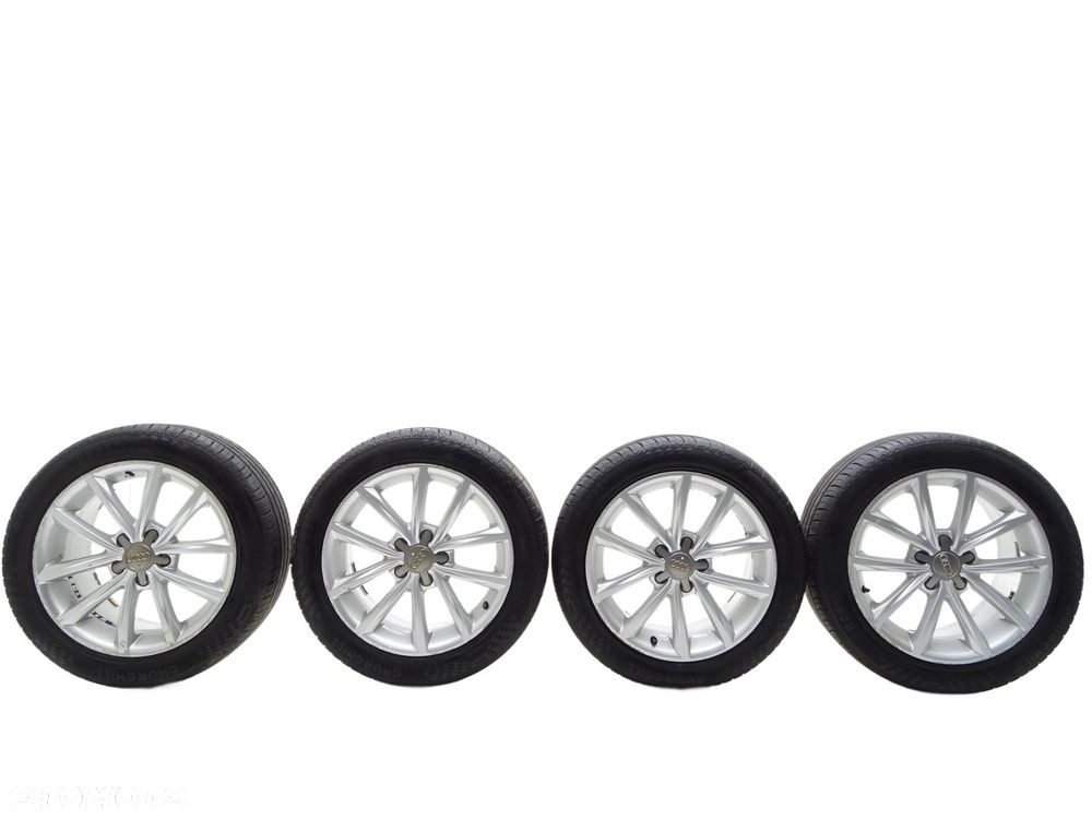 Komplet alufelgi felgi koła r17 5x112 245/45zr17 8j0601025be audi tt 8j - 1