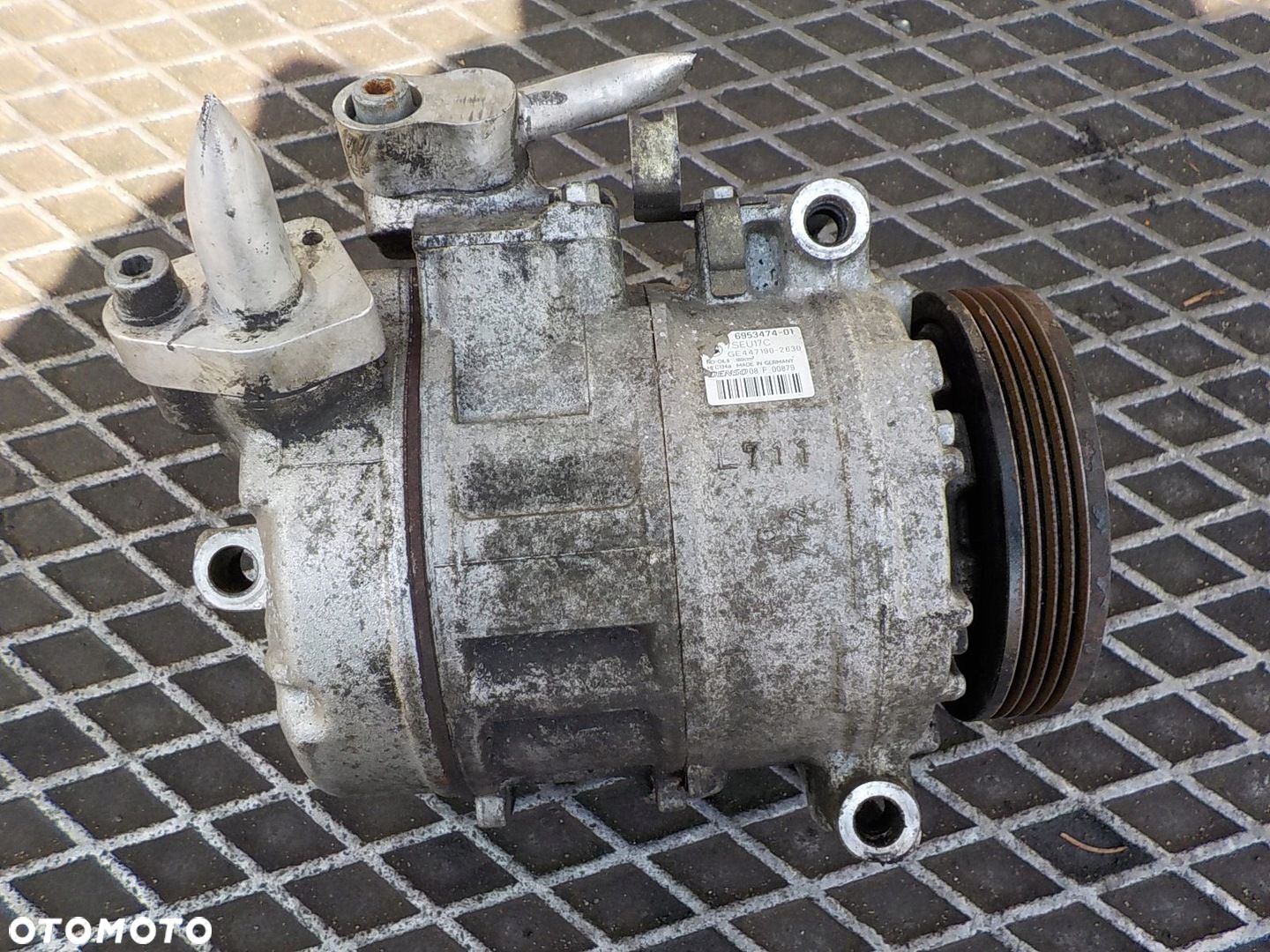 BMW 5 E60 E63 4.4 B SPRĘŻARKA POMPA KLIMATYZACJI 6452 6953474-01 - 1