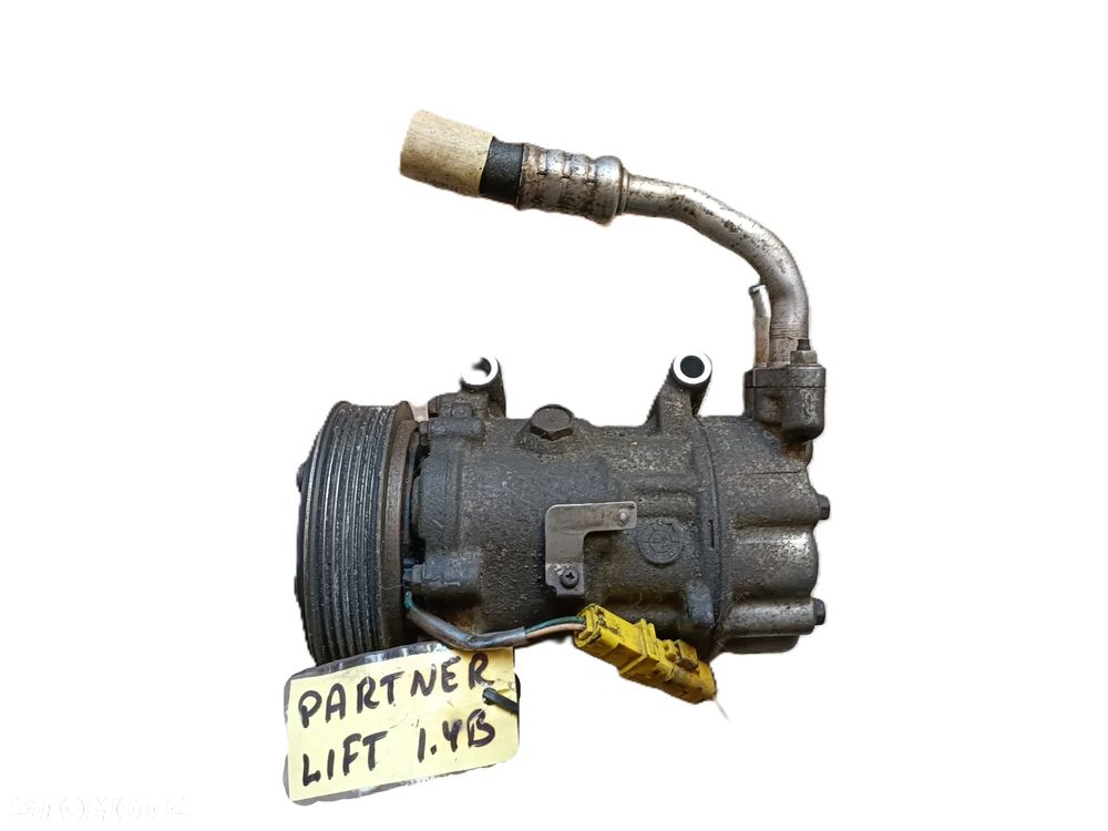 PEUGEOT PARTNER I 96-07 LIFT 1,4 B sprężarka kompresor klimatyzacji SANDEN 9655191580 * - 1
