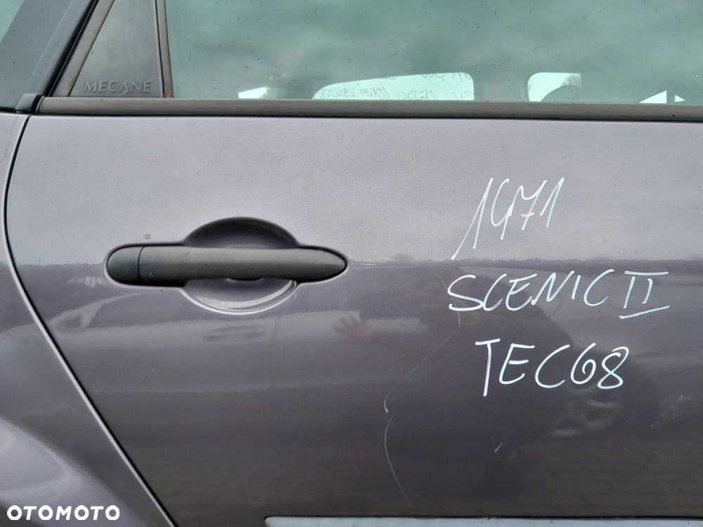 RENAULT SCENIC II DRZWI PRAWE TYLNE PRAWY TYŁ KOLOR: TEC68 - 2