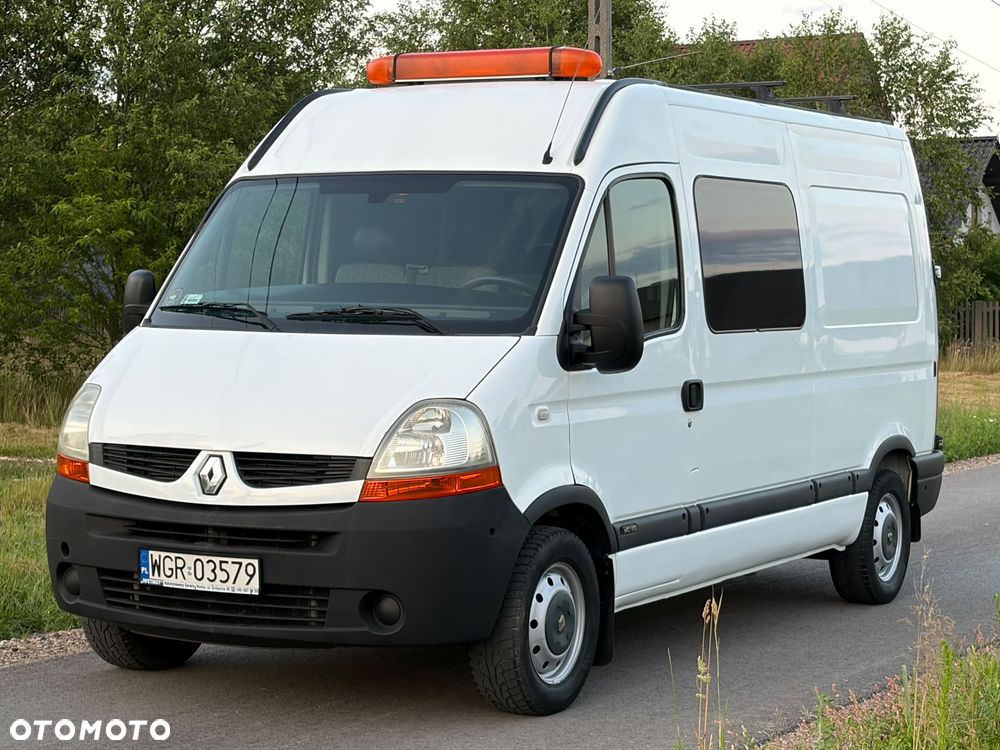 Renault MASTER L2H2 Elektryka Dubel Kabina Brygadówka 7os. Hak Serwis - 6