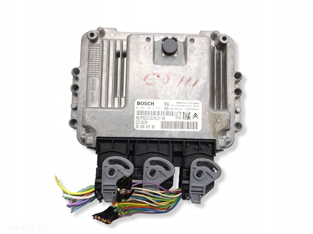 sterownik silnika citroen c5 iii 1.6 hdi 9653958980 - 2