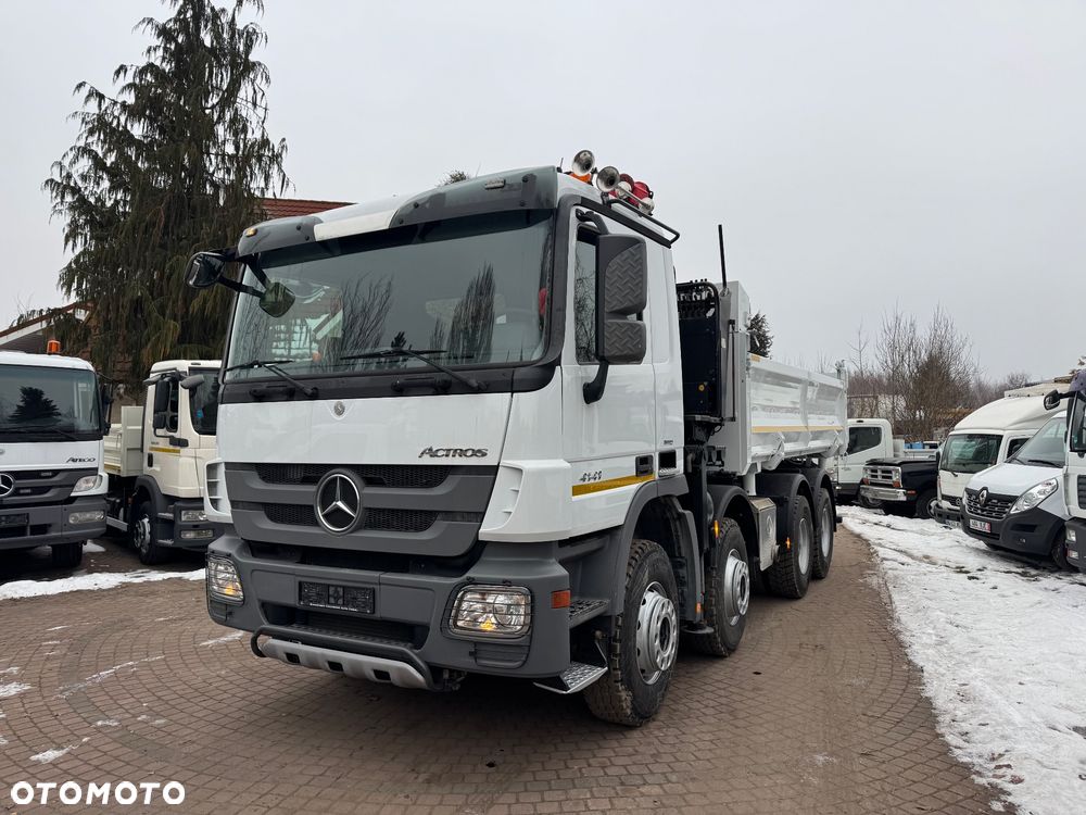 Mercedes-Benz ACTROS 4141 / 8X4 / Wywrotka/ HDS - 2