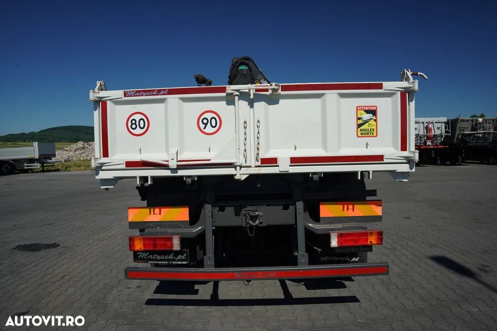 Mercedes-Benz ATEGO 16.24 / 4X4 / BASCULATOR + HDS HIAB 111 BS-2 / TELECOMANDĂ / ROTATOARE / MANUALĂ - 18
