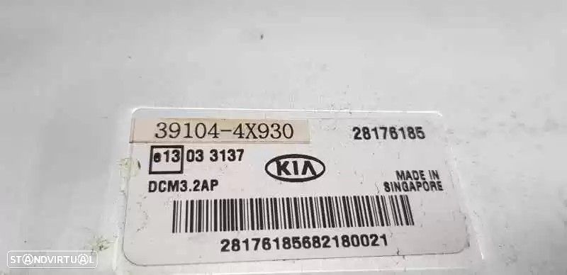 CENTRALINA MOTOR UCE KIA CARNIVAL / GRAND CARNIVAL III 2007 -391044X930 - 3