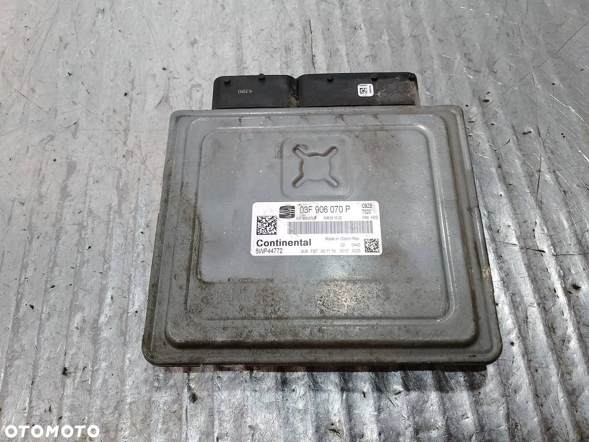 KOMPUTER, STEROWNIK SEAT IBIZA IV 03F906070P 5WP44772 5WP44772 1.2 TSI - 3