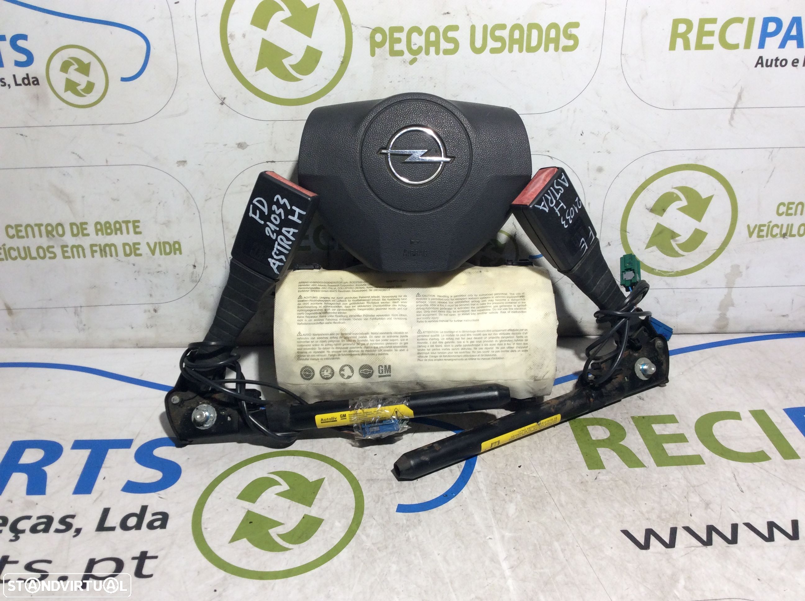Kit de airbag Opel Astra H - 1