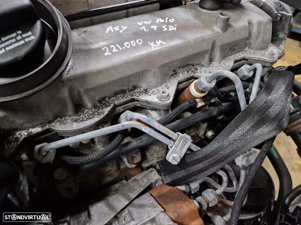Motor usado ASY VW POLO 9N 1.9 SDI 64CV SEAT IBIZA 6L SKODA - 5