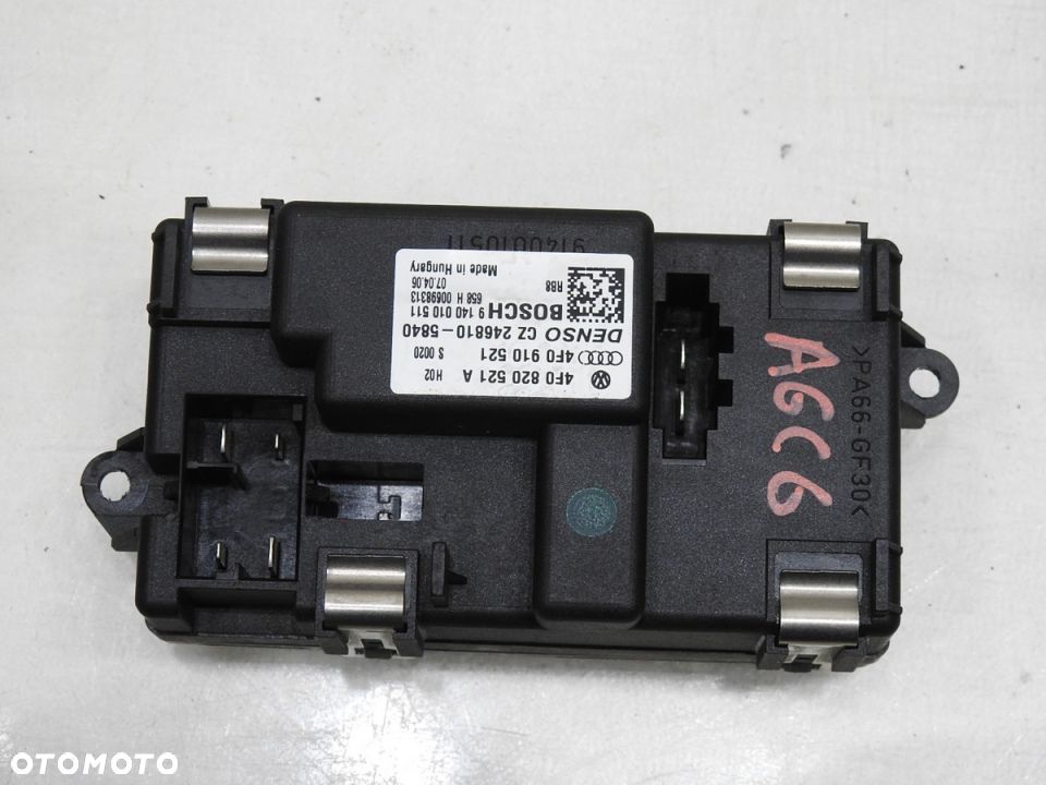 REZYSTOR OPORNICA AUDI A6 C6 4F0820521A - 3