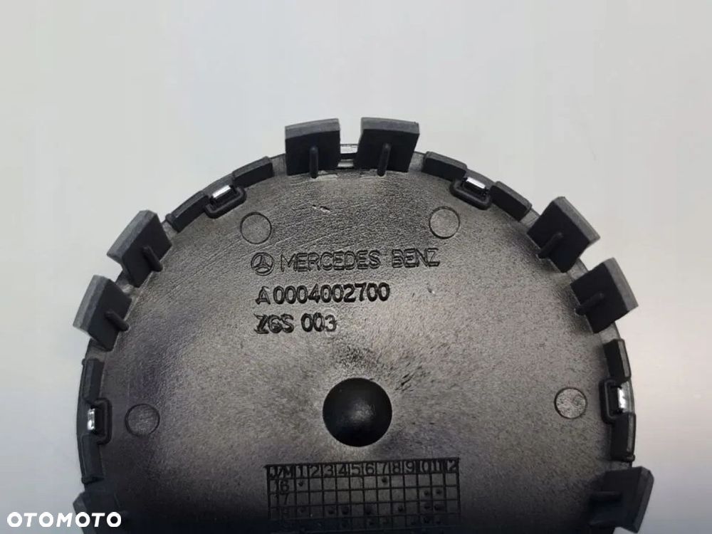 NOWY ORYGINALNY DEKIELEK KAPSEL MERCEDES AMG czarny mat 75mm - 5