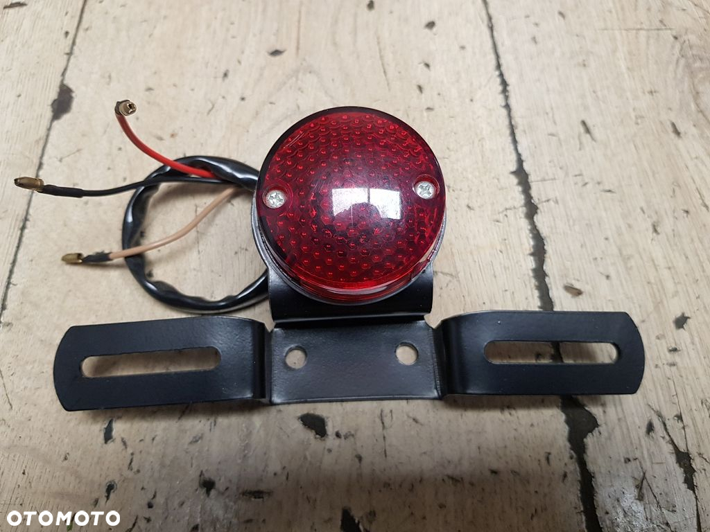 Lampa tył uchwyt tablicy Harley Cafe Racer Bobber Chopper Drag - 5