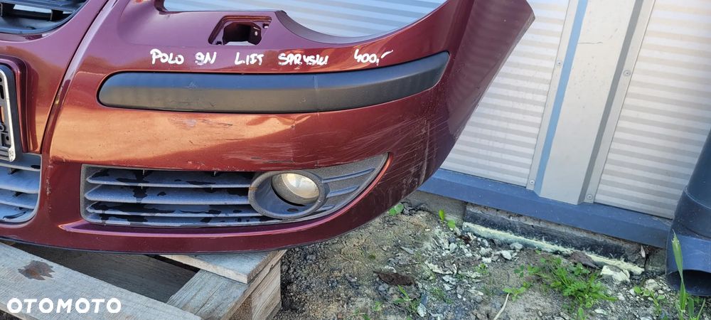 VW Polo 9N lift 07r Zderzak przedni pod spryskiwacze - 5